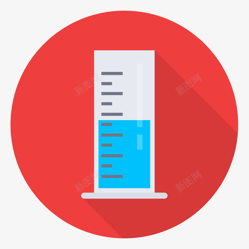 试管实验室科学1圆形图标svg_新图网 https://ixintu.com 圆形 实验室 科学 试管