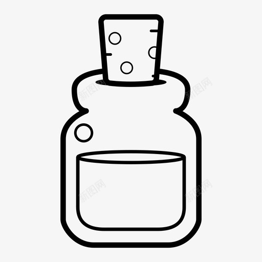 罐子烧杯化学图标svg_新图网 https://ixintu.com 化学 果酱 烧杯 烧瓶 科学 罐子 药水