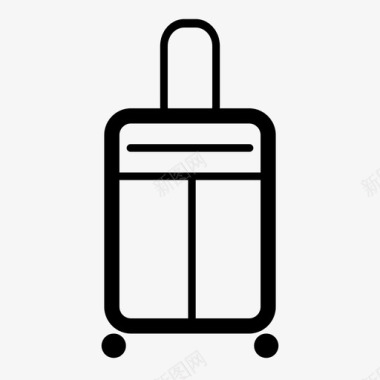 采购产品行李旅行袋车轮手推车图标图标