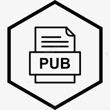 pub文件文件文件类型格式图标图标