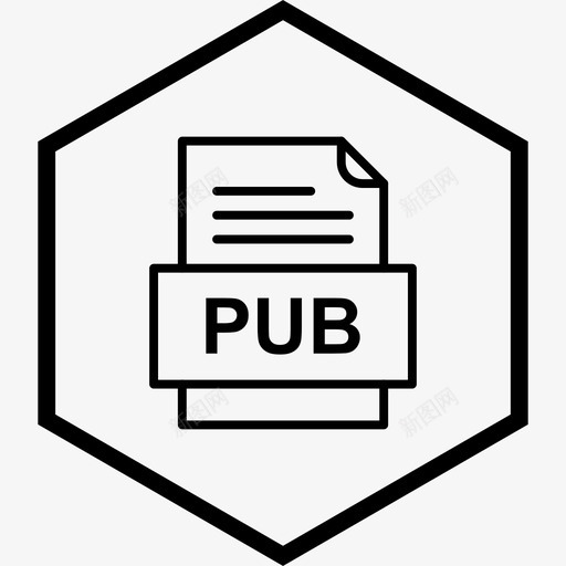 pub文件文件文件类型格式图标svg_新图网 https://ixintu.com 41个 pub 文件 格式 类型