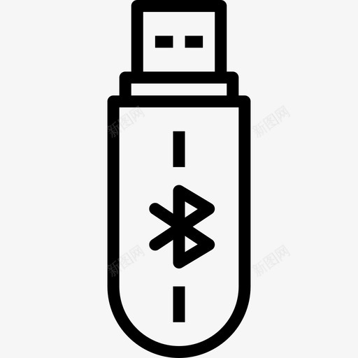 Usb电脑配件线性图标svg_新图网 https://ixintu.com Usb 电脑配件 线性