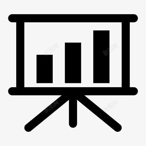 图表业务学习图标svg_新图网 https://ixintu.com 业务 图表 学习 教学 演示 演示幻灯片 粗体用户界面图标