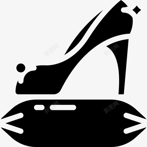灰姑娘鞋公主2填充图标svg_新图网 https://ixintu.com Cinderella 公主 填充 灰姑娘