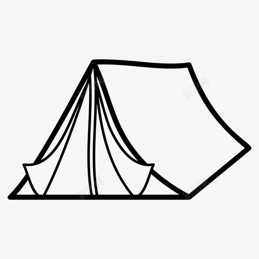 营地露营室外住宿图标svg_新图网 https://ixintu.com 住宿 假日 图标 室外 帐篷 旅行 营地 野餐 露营