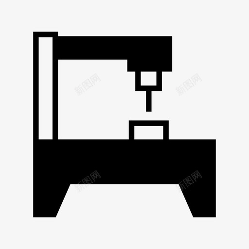 数控工业机械图标svg_新图网 https://ixintu.com 制造 工业 数控 机器人 机械