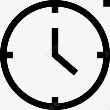 估计时间时钟商业图标图标