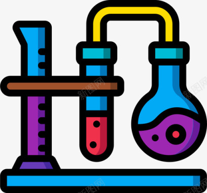 实验遗传学和生物工程5线性颜色图标图标