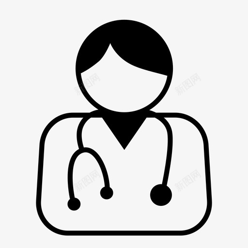 医生医疗保健医院图标svg_新图网 https://ixintu.com 供应商 利益 医生 医疗 医疗保健 医院 相关者