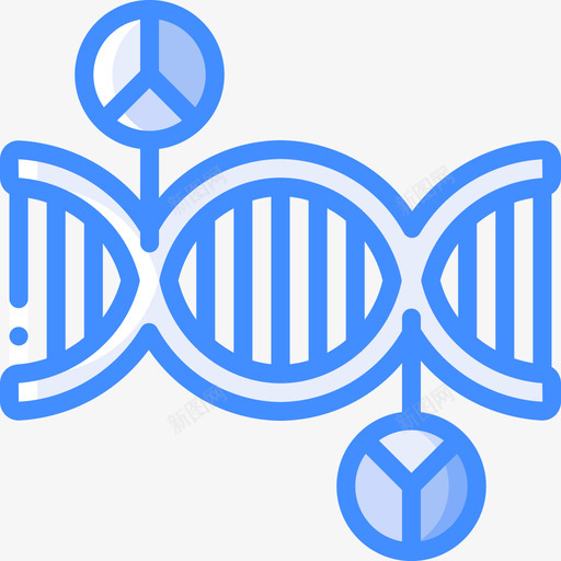 Dna遗传学和生物工程4蓝色图标svg_新图网 https://ixintu.com Dna 蓝色 遗传学和生物工程4