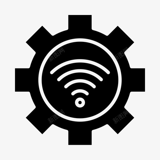 信号控制连接联机图标svg_新图网 https://ixintu.com 信号 字形 控制 样式 网页设计 联机 连接