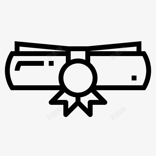 证书文凭教师图标svg_新图网 https://ixintu.com 教师 文凭 证书