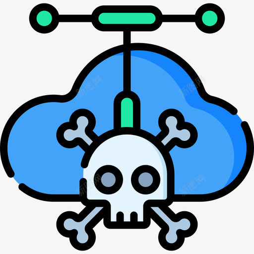 病毒黑客36线性颜色图标svg_新图网 https://ixintu.com 病毒 线性 颜色 黑客