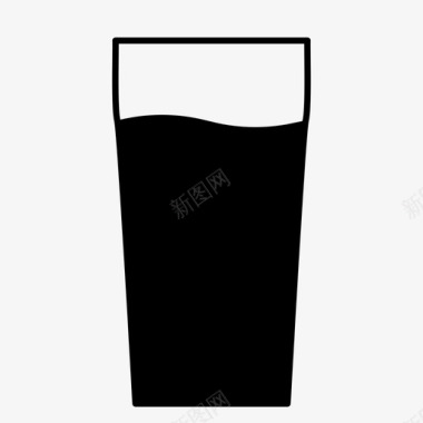 品脱杯酒精饮料啤酒杯图标图标