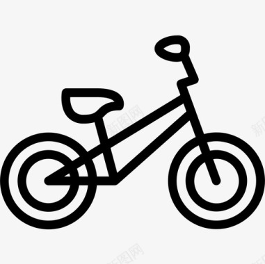 自行车养儿育女直系图标图标