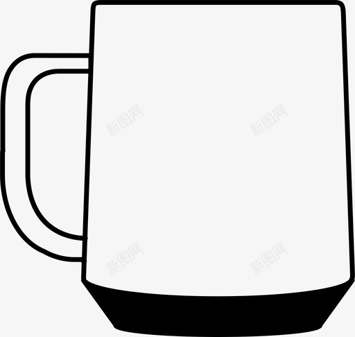 保温杯饮料咖啡图标svg_新图网 https://ixintu.com 保温杯 咖啡 食品 饮料