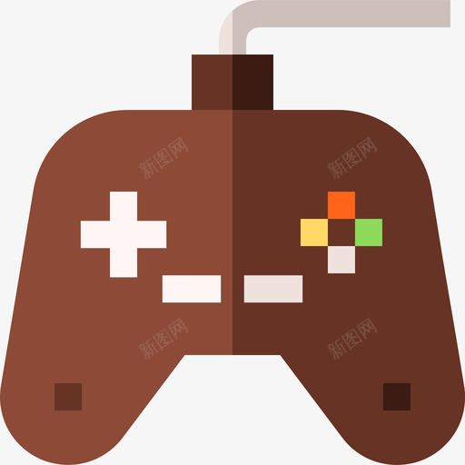 Gamepad生日103扁平图标svg_新图网 https://ixintu.com Gamepad 扁平 生日