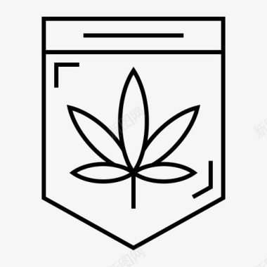 大麻法大麻合法图标图标