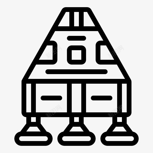 太空舱阿波罗探险图标svg_新图网 https://ixintu.com 太空舱 宇航员 探险 火箭 阿波罗