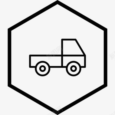 装载机交货卡车图标图标
