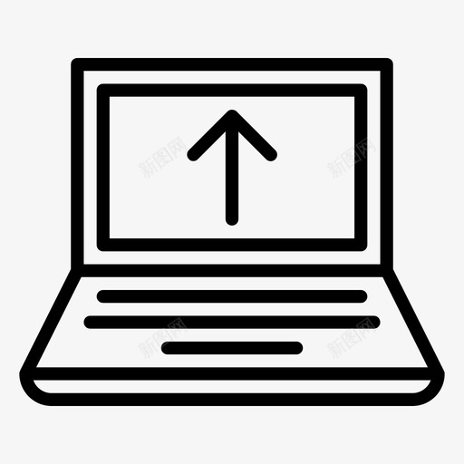 笔记本电脑更新设备技术图标svg_新图网 https://ixintu.com 技术 更新 现代科技 电脑 笔记本 设备