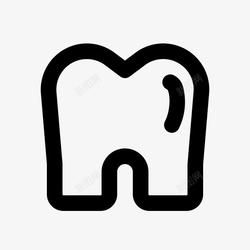 牙齿游戏界面图标svg_新图网 https://ixintu.com 医疗 游戏 牙齿 界面