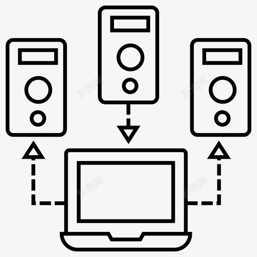 服务器数据库数据中心数据托管图标svg_新图网 https://ixintu.com 托管集合和云线矢量图标 数据中心 数据库托管 数据托管 服务器数据库 网络共享