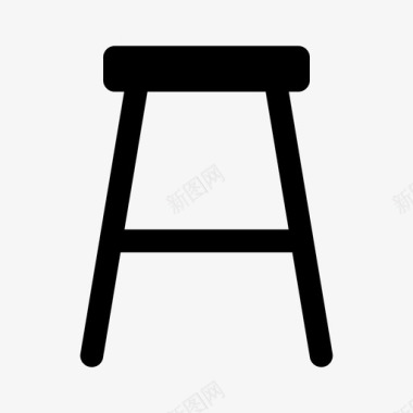 椅子座位坐姿图标图标