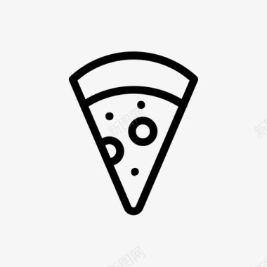 披萨烹饪食物图标图标