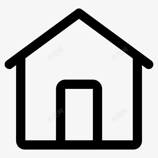 主页房子财产图标svg_新图网 https://ixintu.com 主页 安全 房地产 房子 财产