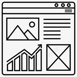 公司布局网页界面公司网站用户界面图标高清图片