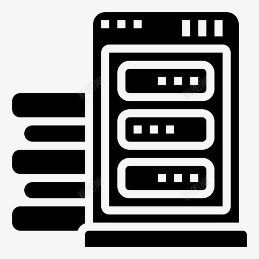 数据服务器计算机技术17字形图标svg_新图网 https://ixintu.com 字形 数据服务器 计算机技术17