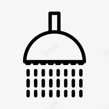 淋浴器浴缸浴缸水图标图标