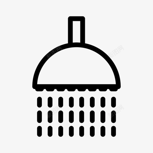 淋浴器浴缸浴缸水图标svg_新图网 https://ixintu.com 卫生洁具 浴缸 浴缸水 淋浴器