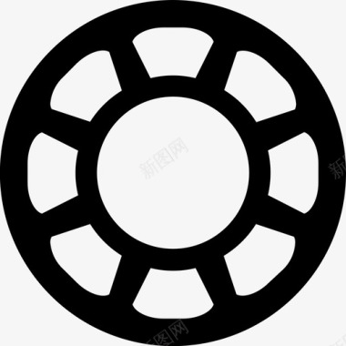 轮辋自行车轮胎图标图标