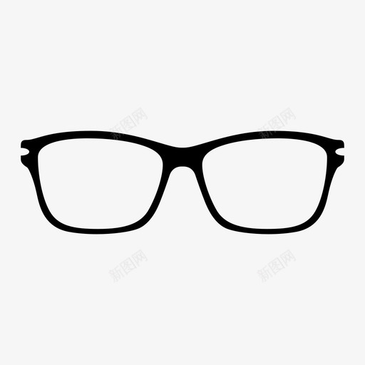 方形眼镜眼镜墨镜图标svg_新图网 https://ixintu.com 墨镜 太阳镜 方形眼镜 眼镜 眼镜和太阳镜