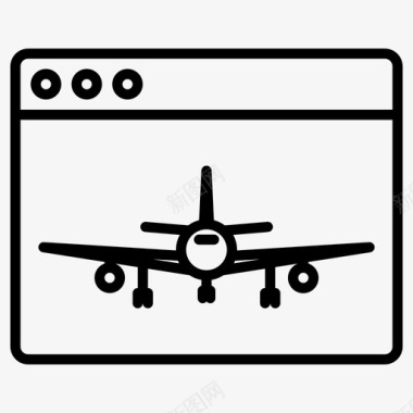 登陆页飞机浏览器图标图标