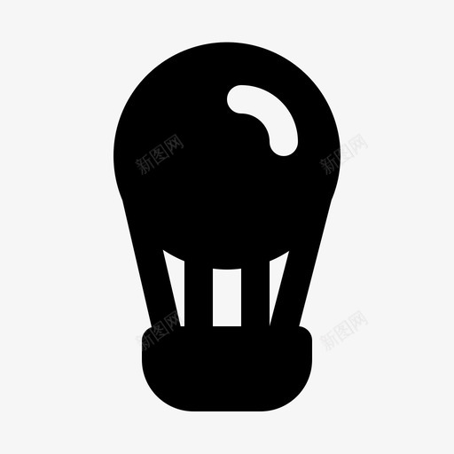 热气球飞行运输图标svg_新图网 https://ixintu.com 字形 热气球 车辆 运输 飞行