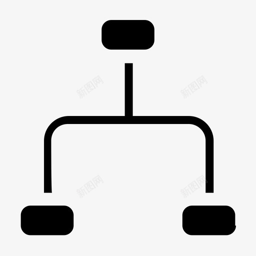 网络连接设备图标svg_新图网 https://ixintu.com internet 字形 流程图 网络 计算机 设备 连接
