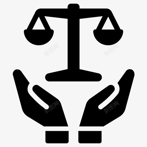 法律公平公正图标svg_新图网 https://ixintu.com 公平 公正 法律 规模