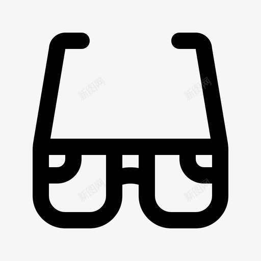 Ar眼镜vr8线性图标svg_新图网 https://ixintu.com Ar vr 眼镜 线性