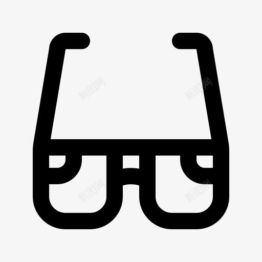 Ar眼镜vr8线性图标svg_新图网 https://ixintu.com Ar vr 眼镜 线性
