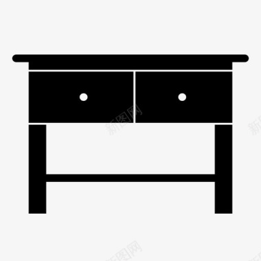 桌子橱柜家具图标图标