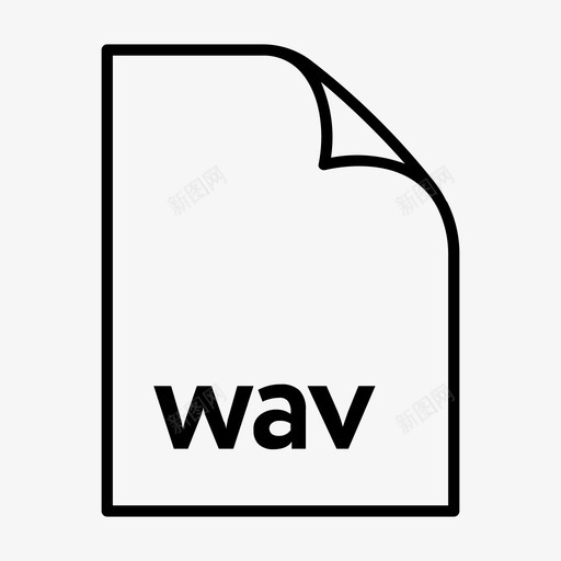 wav格式化文件图标svg_新图网 https://ixintu.com wav 格式化文件