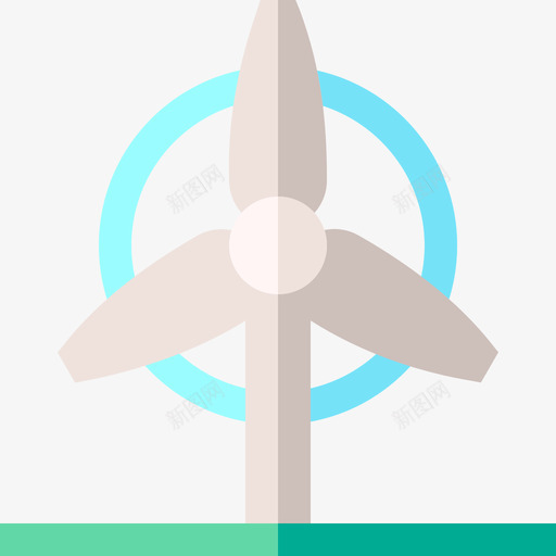 风力涡轮机气候变化9扁平图标svg_新图网 https://ixintu.com 扁平 气候变化9 风力涡轮机