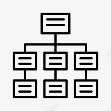 层次结构搜索引擎优化网站地图图标图标