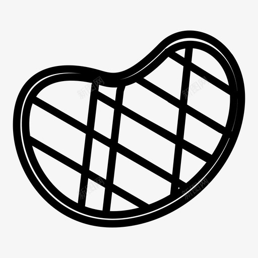 烤肉鱼野餐图标svg_新图网 https://ixintu.com 串肉串 休息 烤肉 野餐 鱼