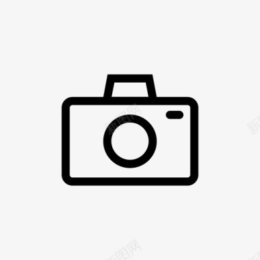照相机现代照片图标图标