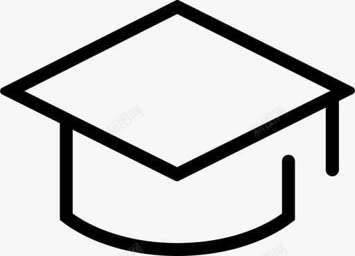毕业帽学院学位图标svg_新图网 https://ixintu.com 大学 学位 学院 毕业帽 研究生