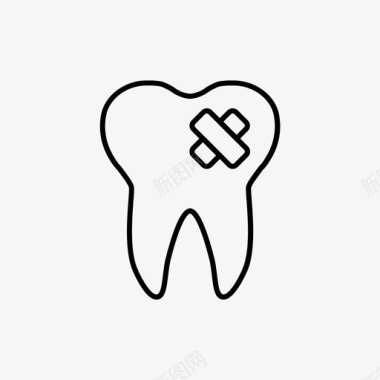 坏牙牙科牙医图标图标